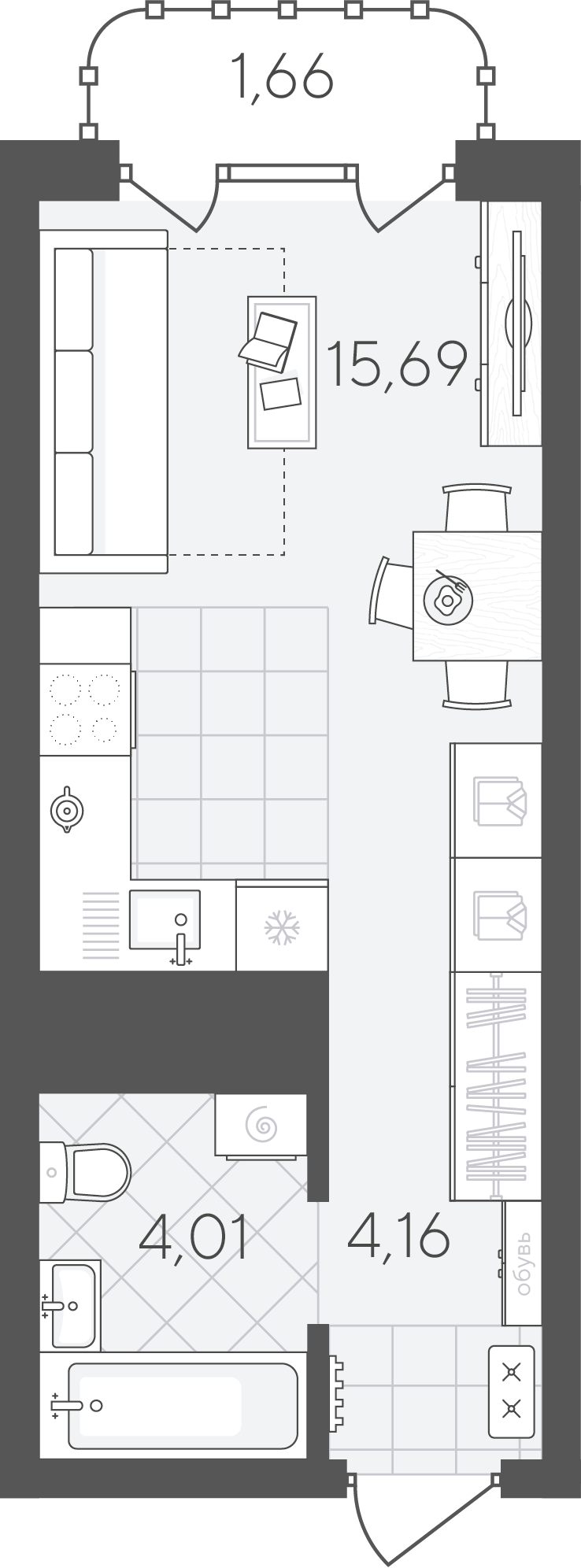 Скандиа. Квартал в Слободе