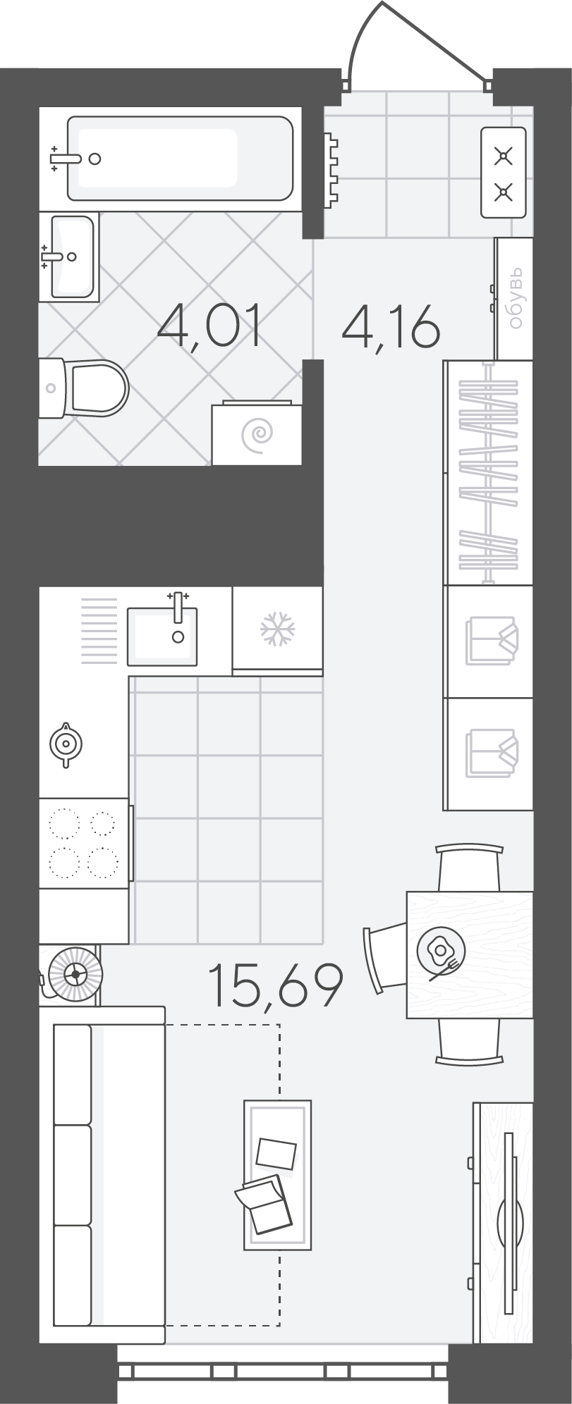 Скандиа. Квартал в Слободе