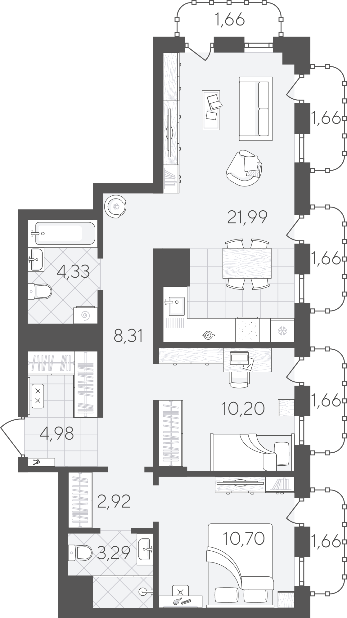 Скандиа. Квартал в Слободе