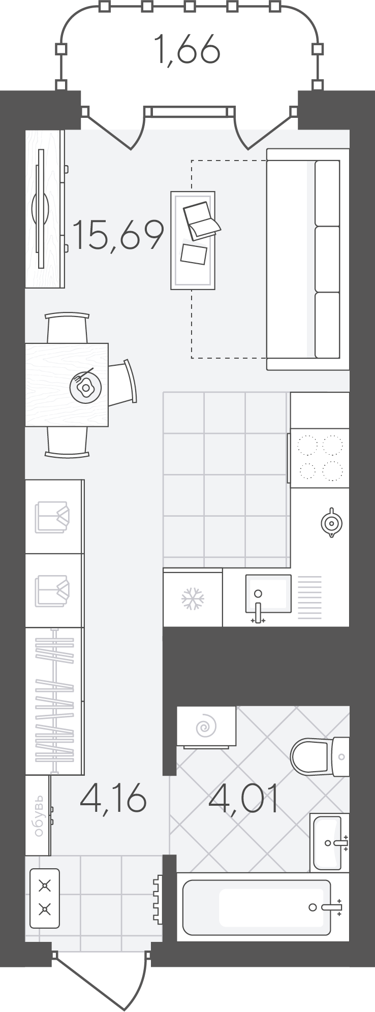 Скандиа. Квартал в Слободе