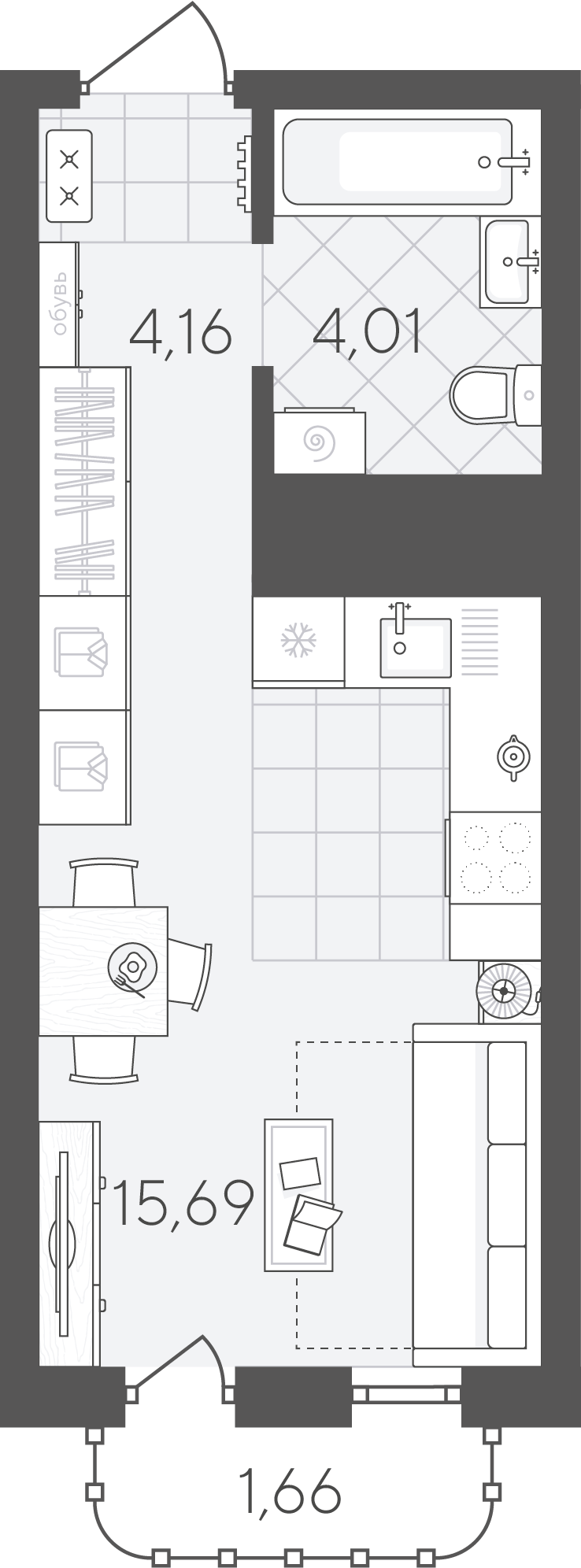 Скандиа. Квартал в Слободе