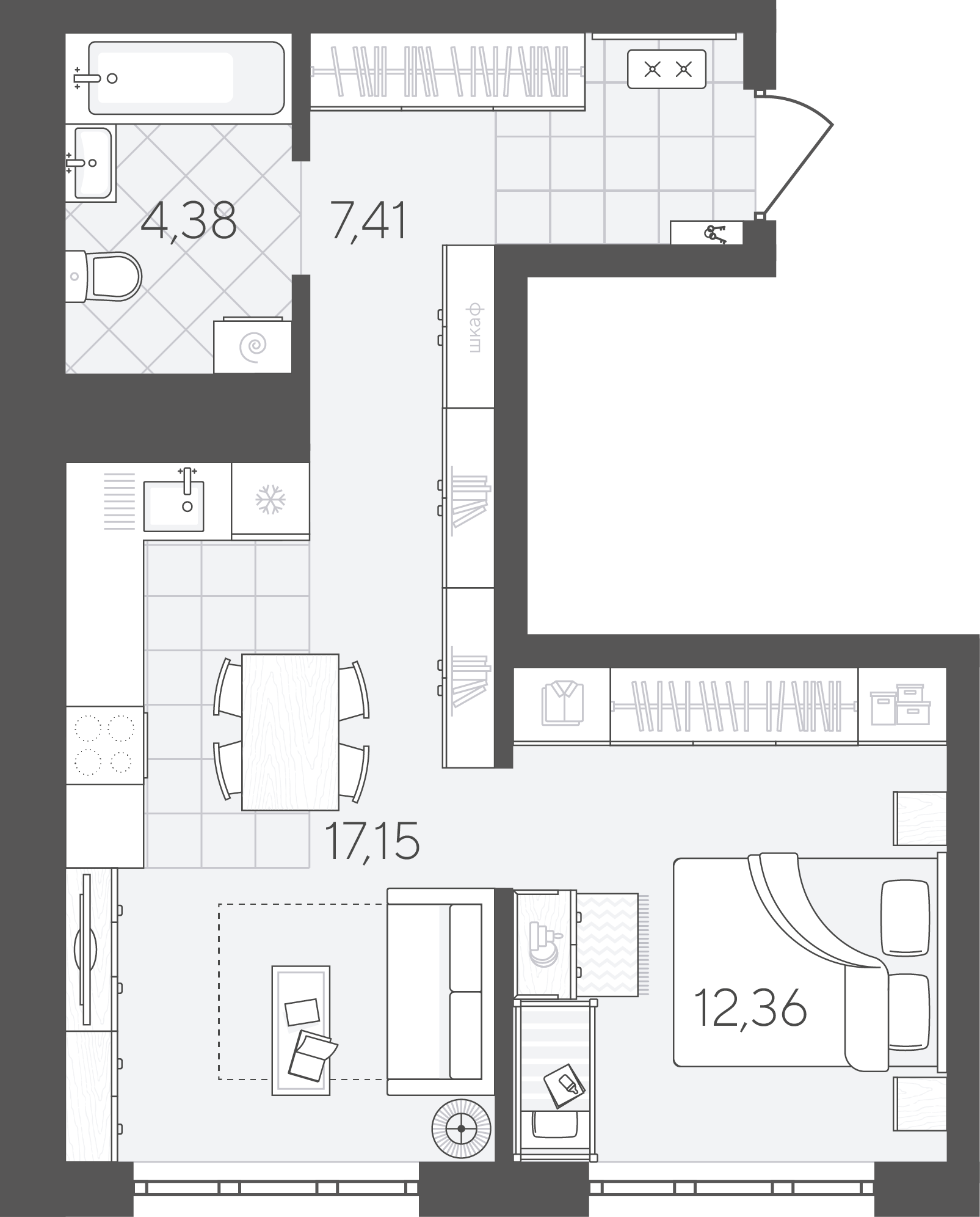 Скандиа. Квартал в Слободе