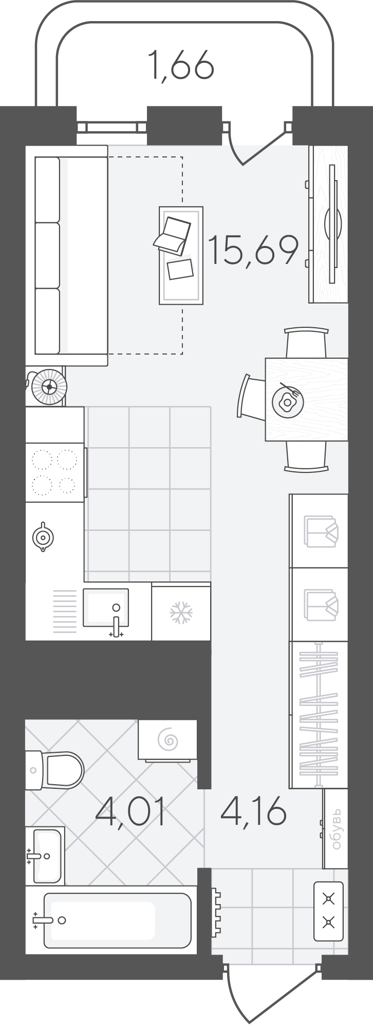 Скандиа. Квартал в Слободе