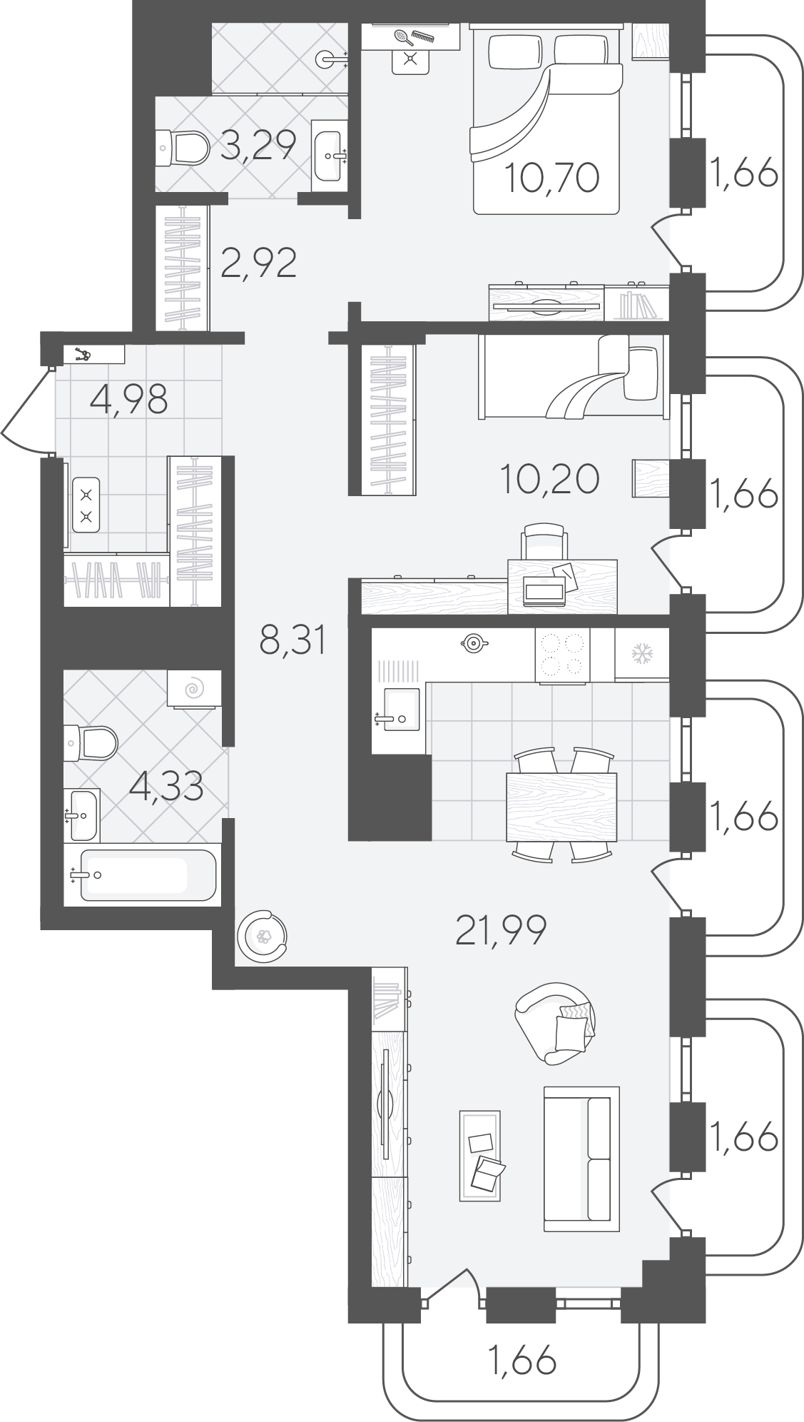 Скандиа. Квартал в Слободе