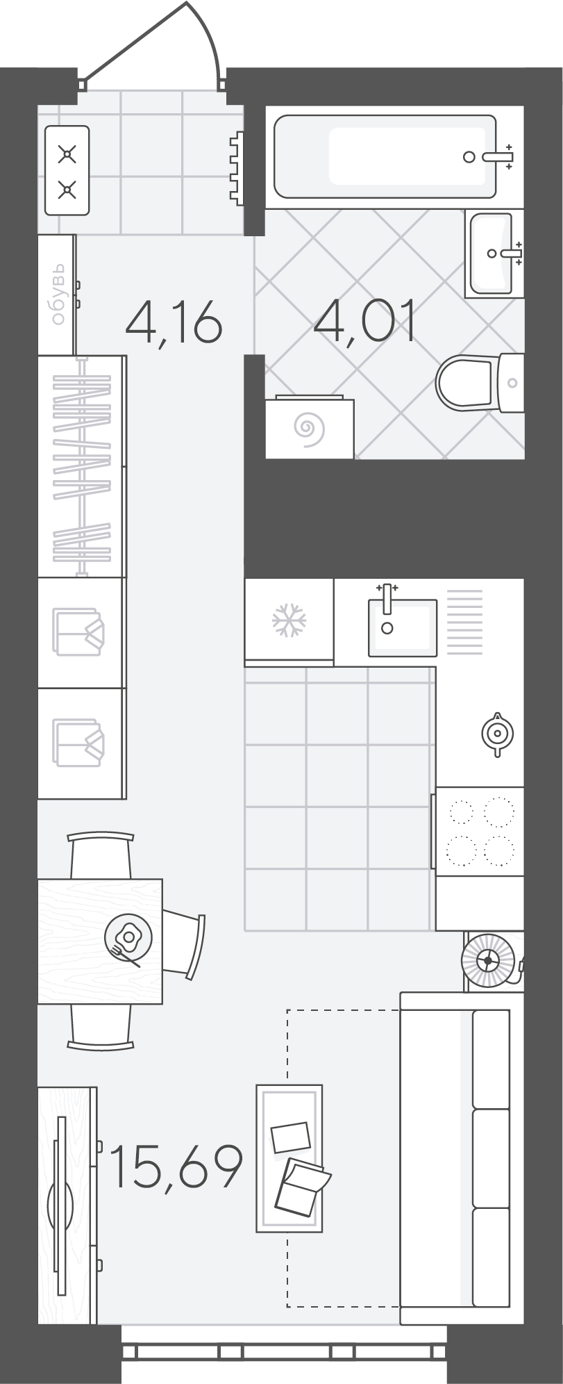 Скандиа. Квартал в Слободе