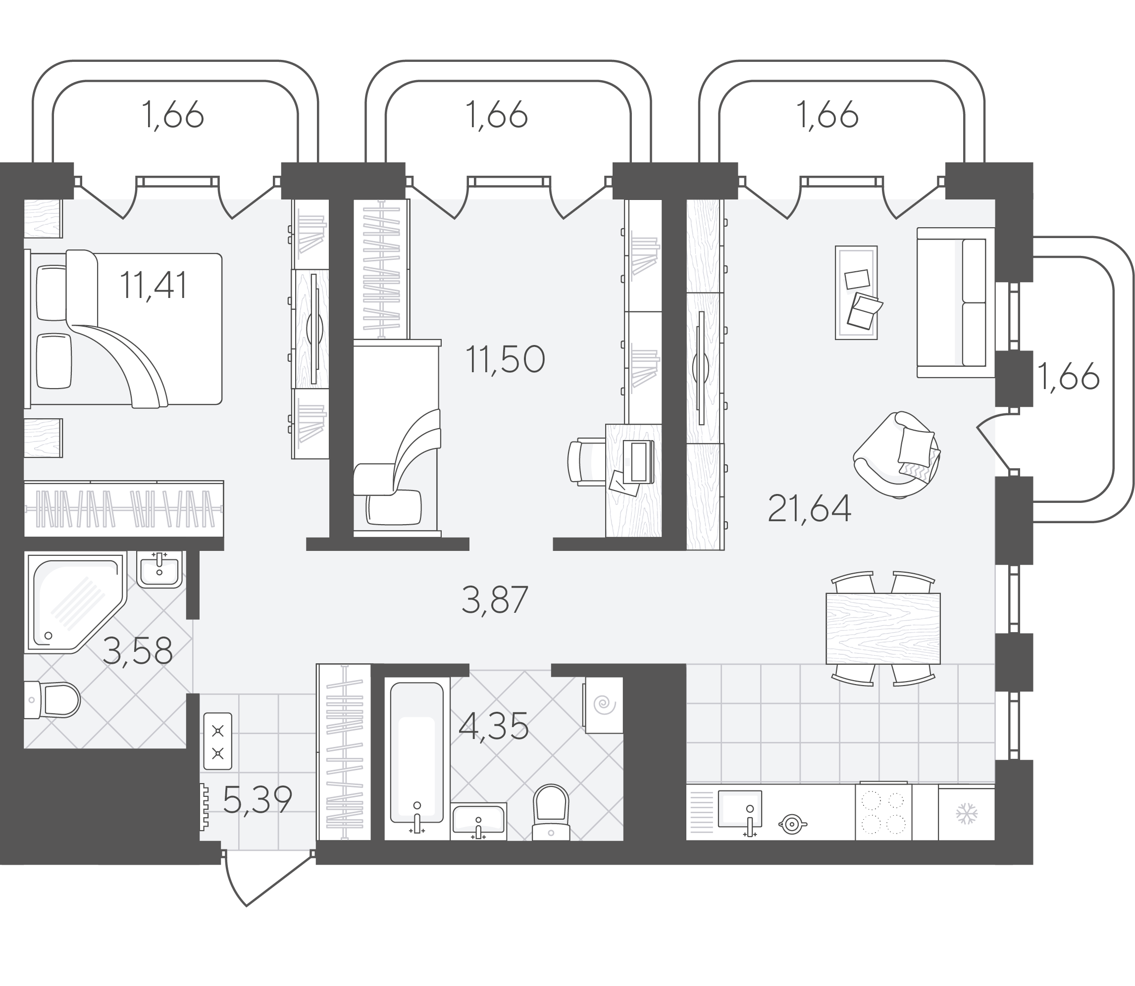Скандиа. Квартал в Слободе