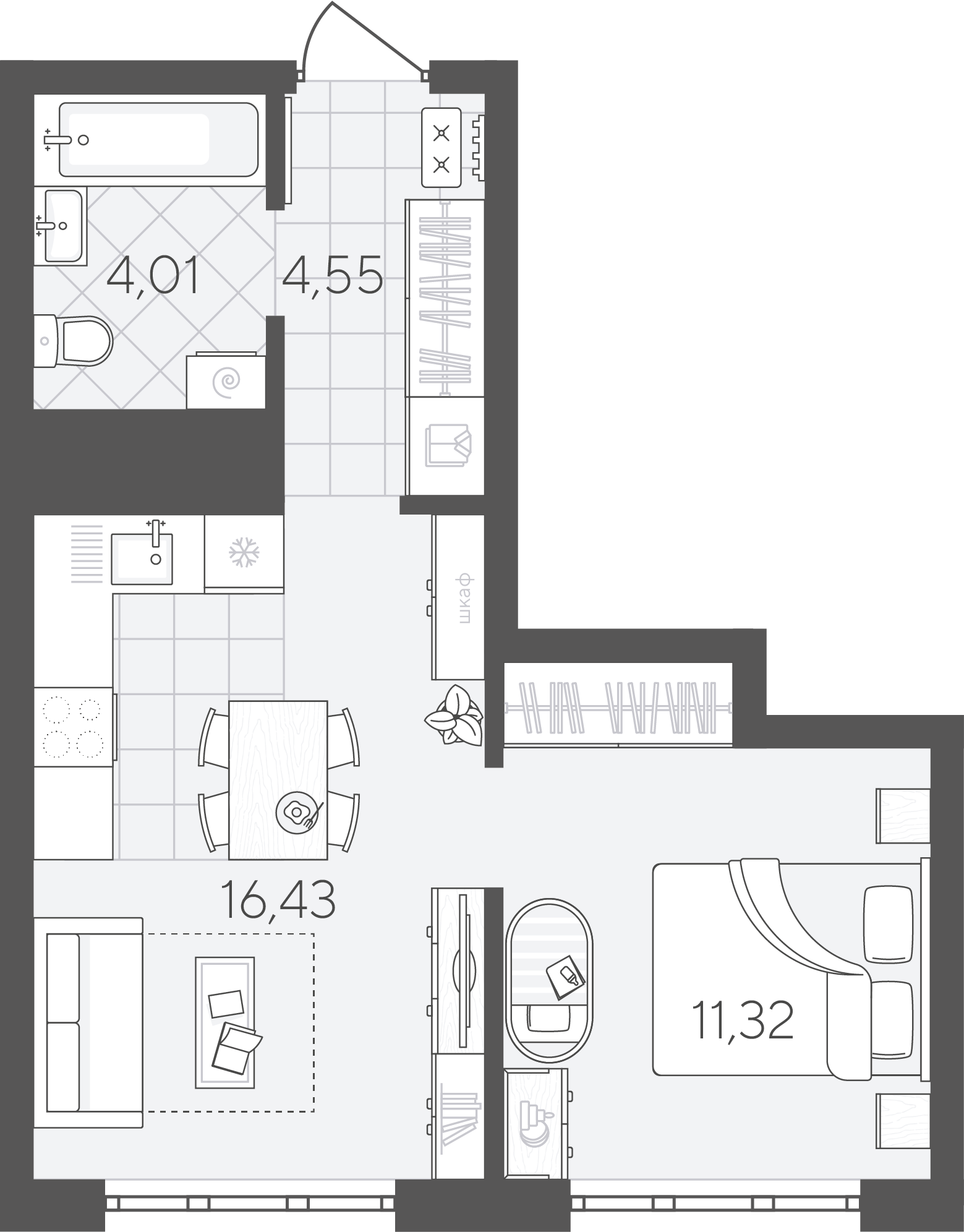 Скандиа. Квартал в Слободе