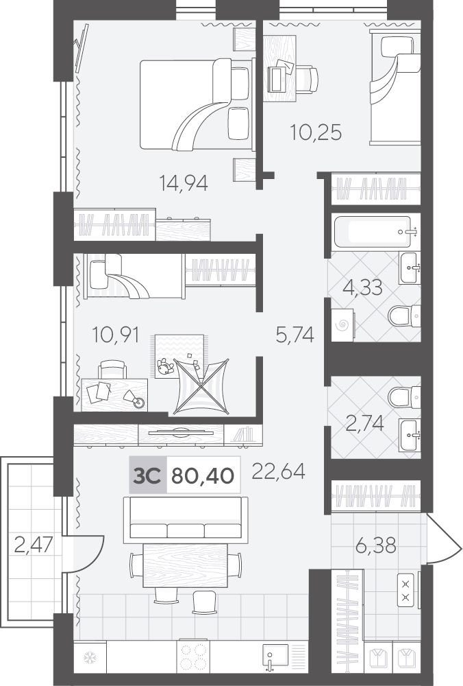 Скандиа. Квартал в Комарово Парк