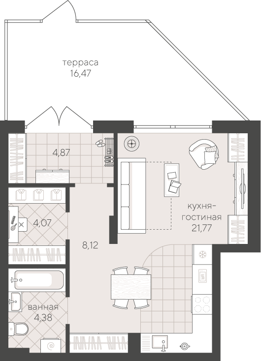 Скандиа. Квартал у озера
