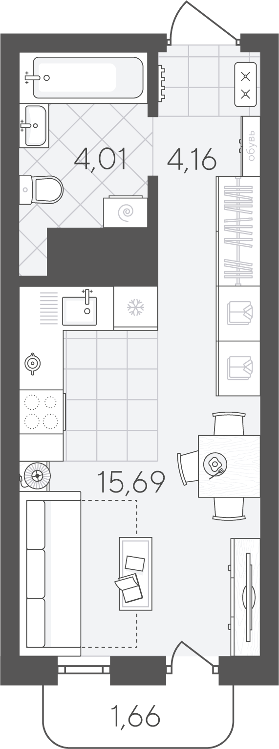 Скандиа. Квартал в Слободе