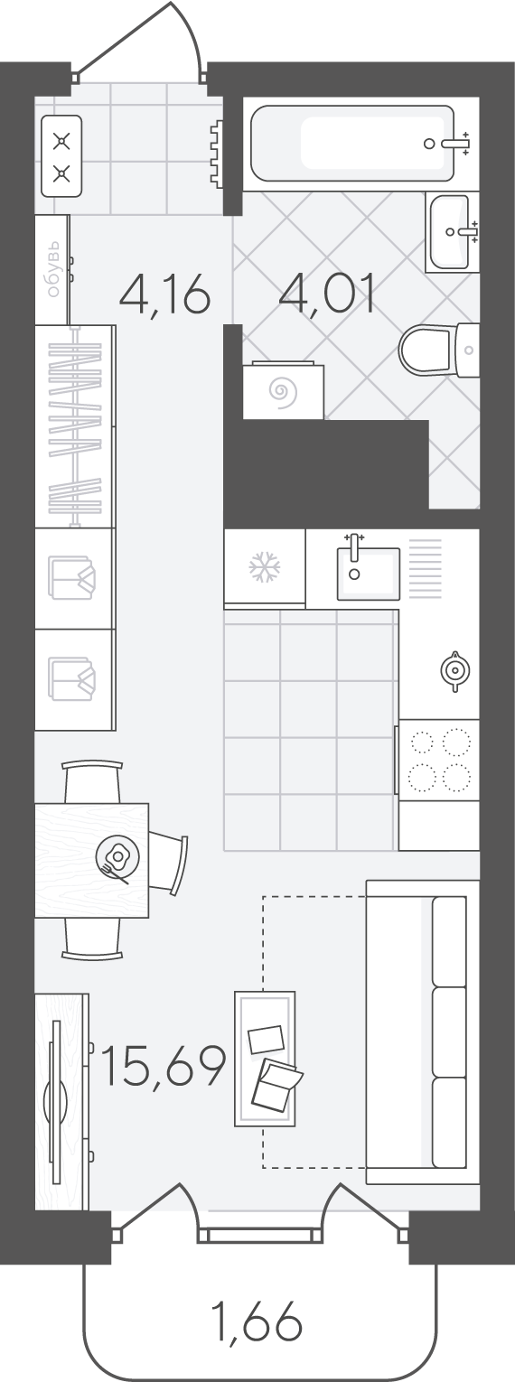 Скандиа. Квартал в Слободе