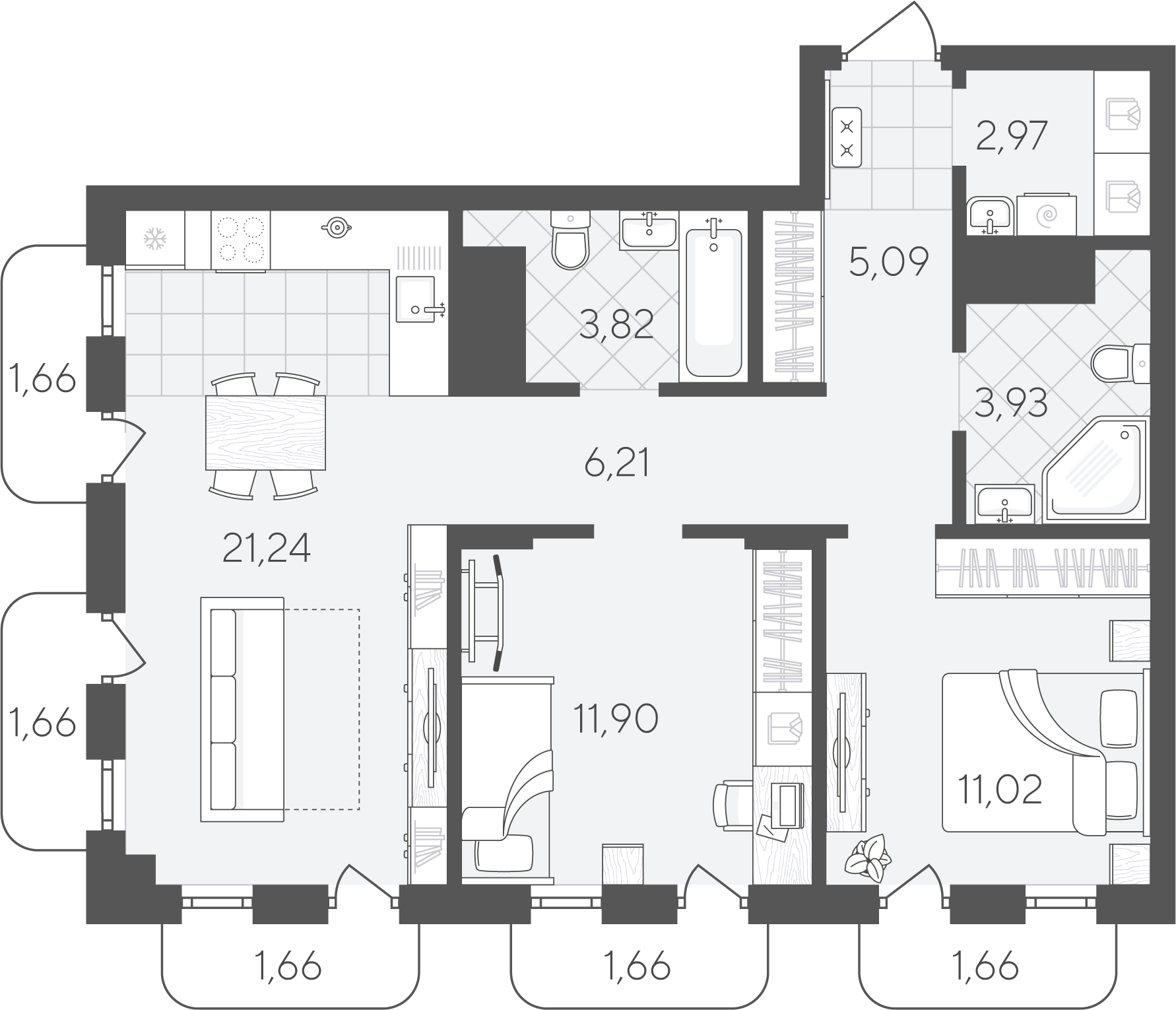Скандиа. Квартал в Слободе