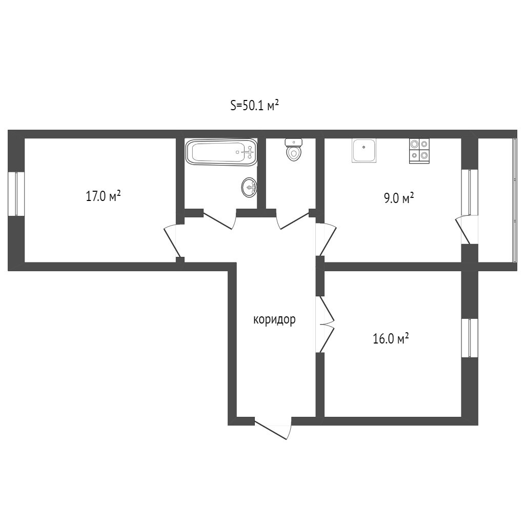 Продажа 2-комнатной квартиры, Саратов, Саратовская область,  Приволжский