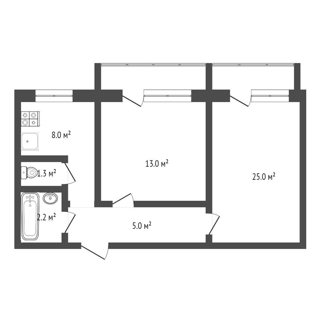 Продажа 2-комнатной квартиры, Саратов, Саратовская область,  Энгельс