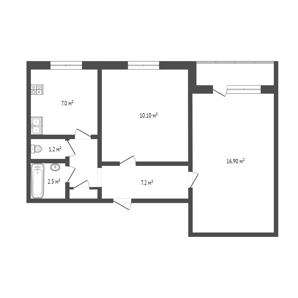 Продажа 2-комнатной квартиры, Саратов, Саратовская область,  Саратов