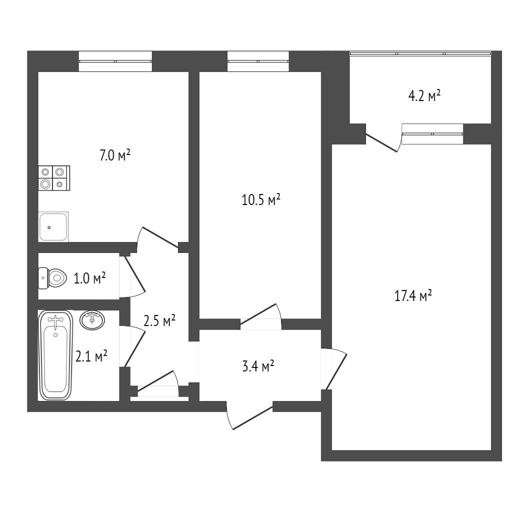 Продажа 2-комнатной квартиры, Саратов, Саратовская область,  Саратов
