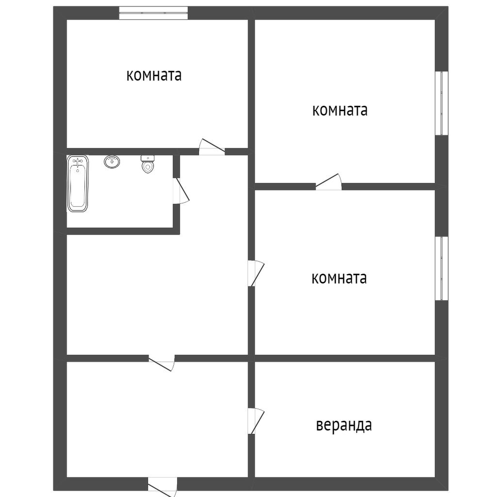 Продажа дома, 53м <sup>2</sup>, 12 сот., Заводоуковск, Падун с, Заводская