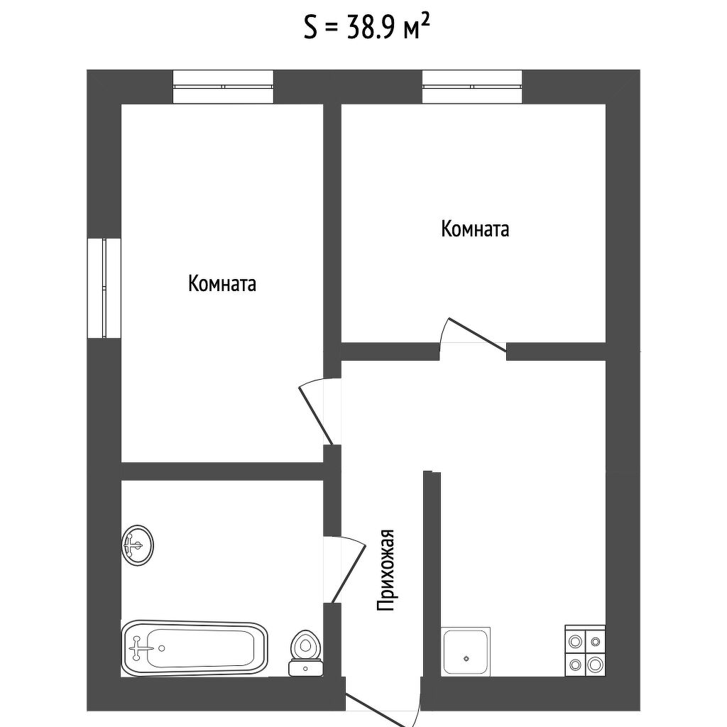 Продажа дома, 38м <sup>2</sup>, 15 сот., Заводоуковск, Юргинское с, Космонавтов