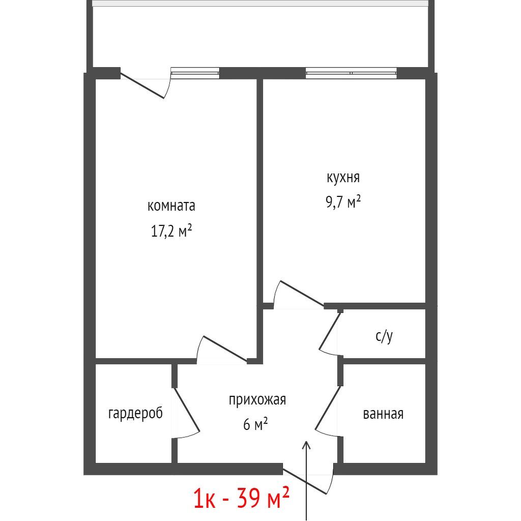 Продажа 1-комнатной квартиры, Екатеринбург, Шишимская,  26