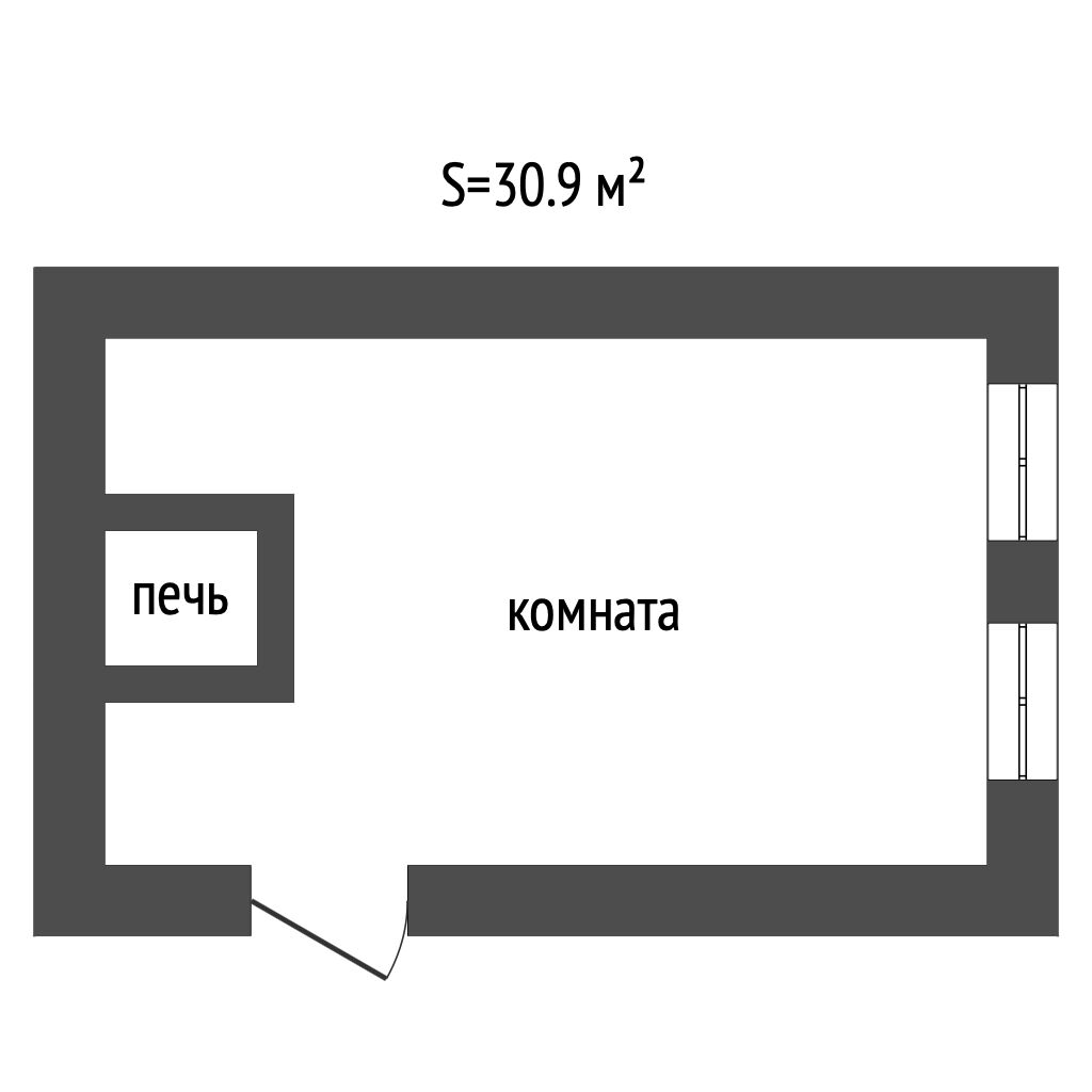 Продажа дома, 30м <sup>2</sup>, 5 сот., Заводоуковск, Глазуново, Ватутина