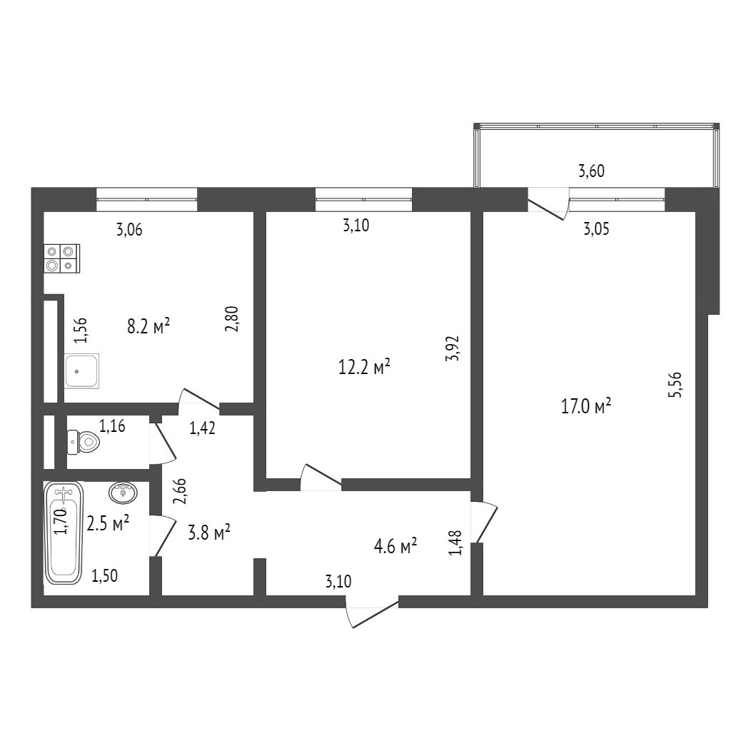 Продажа 2-комнатной квартиры, Саратов, Саратовская область,  Саратов