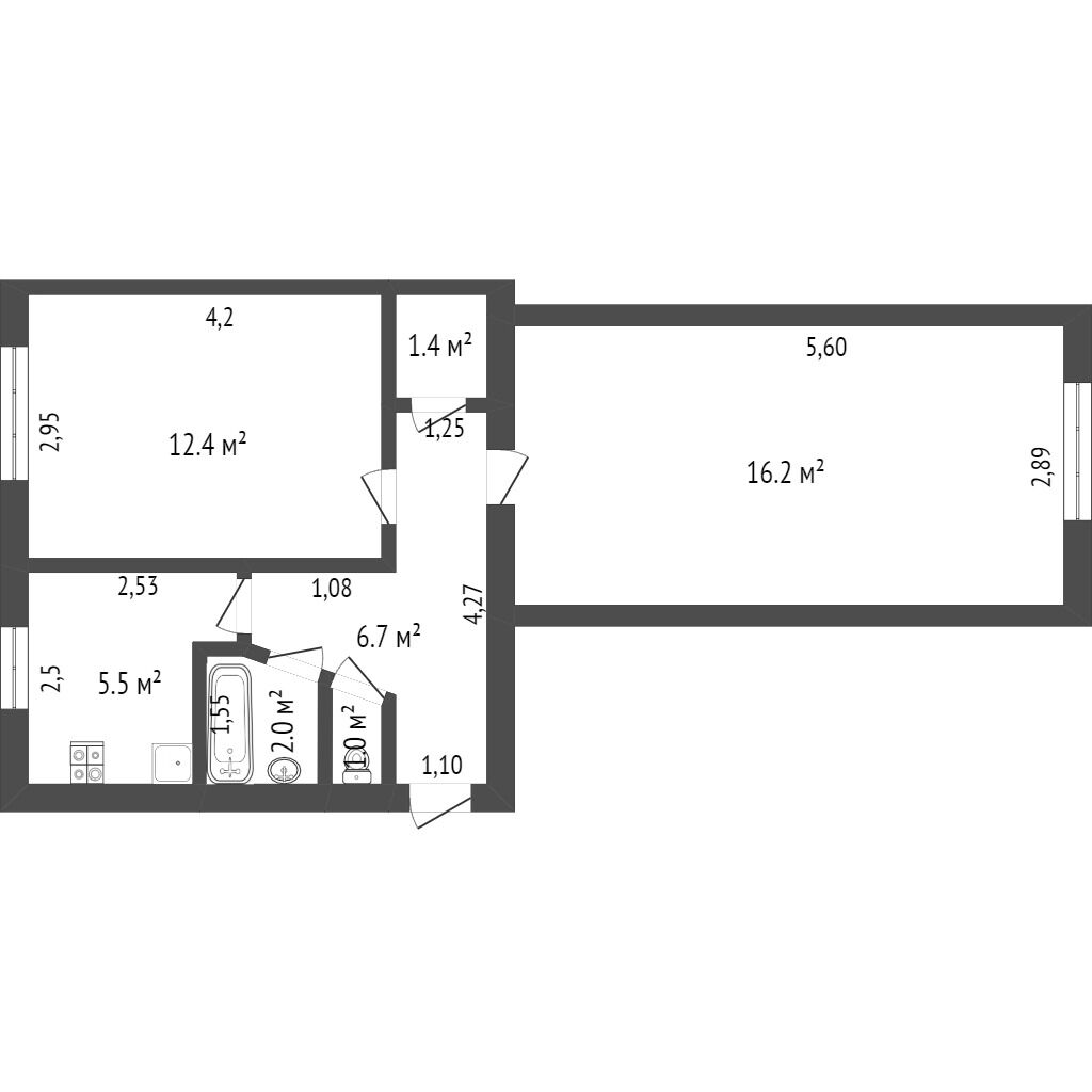 Продажа 2-комнатной квартиры, Заводоуковск, Первомайская,  4