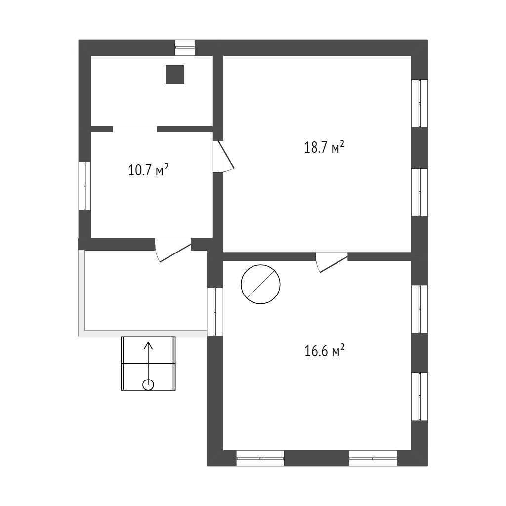 Продажа дома, 46м <sup>2</sup>, 25 сот., Саратов, Саратовская область,  