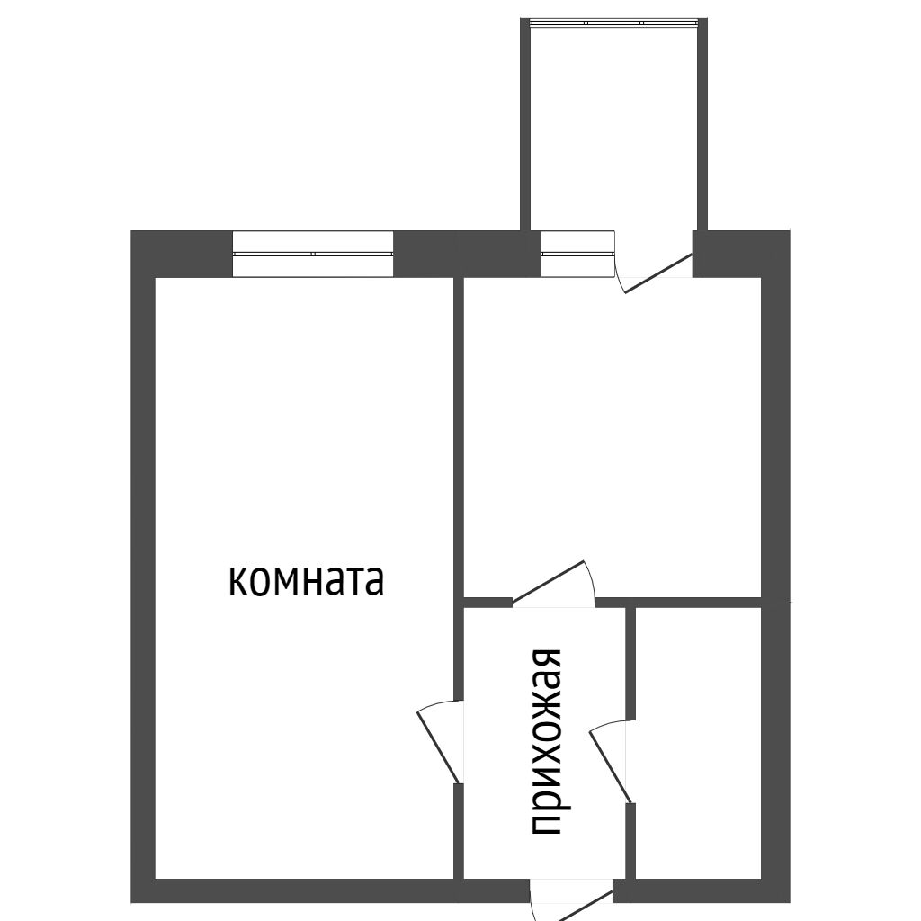 Продажа 1-комнатной квартиры, Солонцы, Кедровая,  1