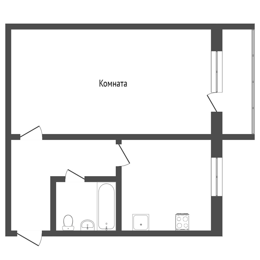 Продажа 1-комнатной квартиры, Заводоуковск, Пушкина,  2