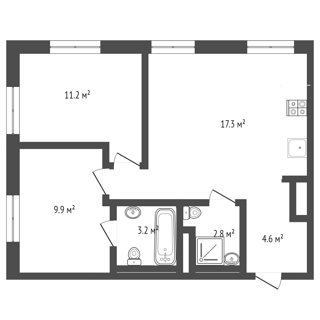 Продажа дома, 56м <sup>2</sup>, 6 сот., Саратов, Саратовская область,  