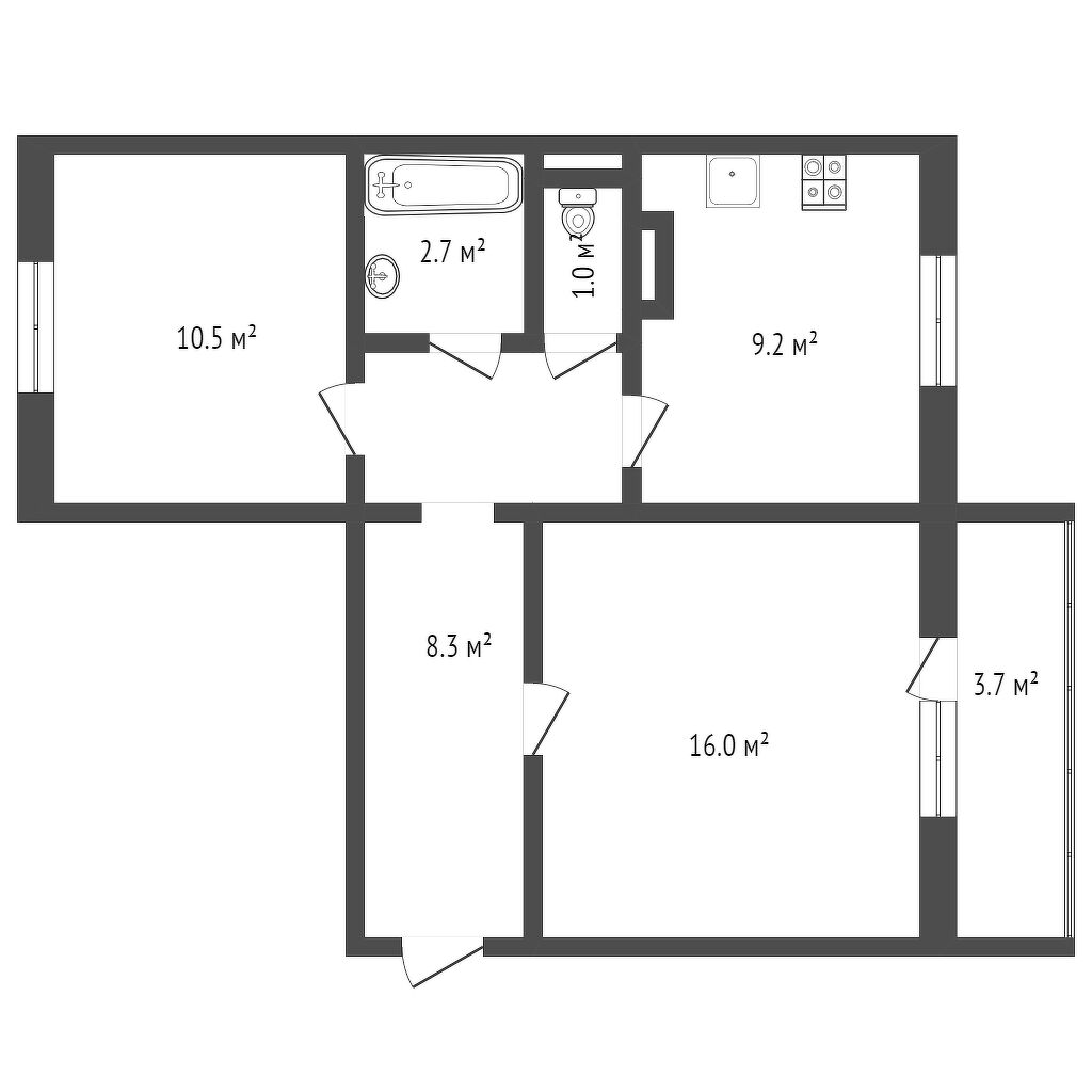 Продажа 2-комнатной квартиры, Саратов, Саратовская область,  Саратов