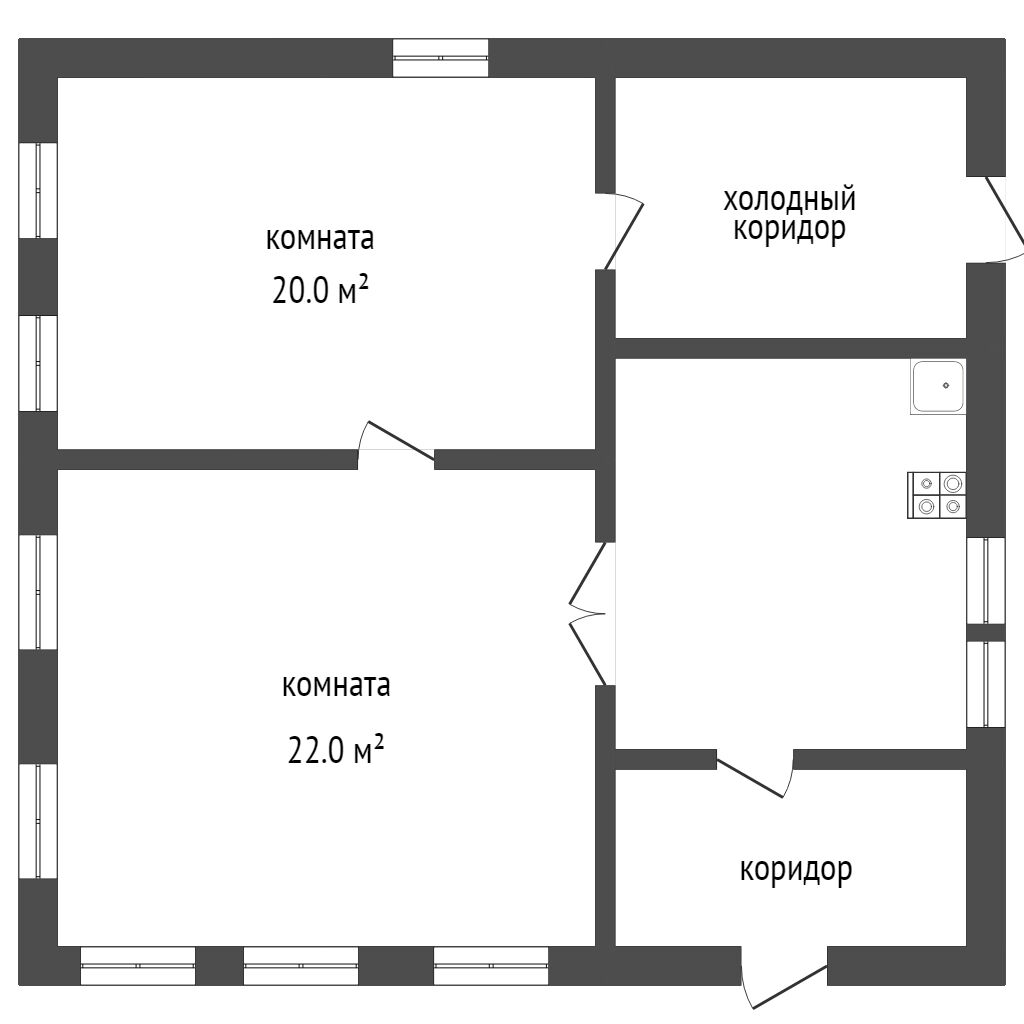 Продажа дома, 69м <sup>2</sup>, 22 сот., Саратов, Саратовская область,  