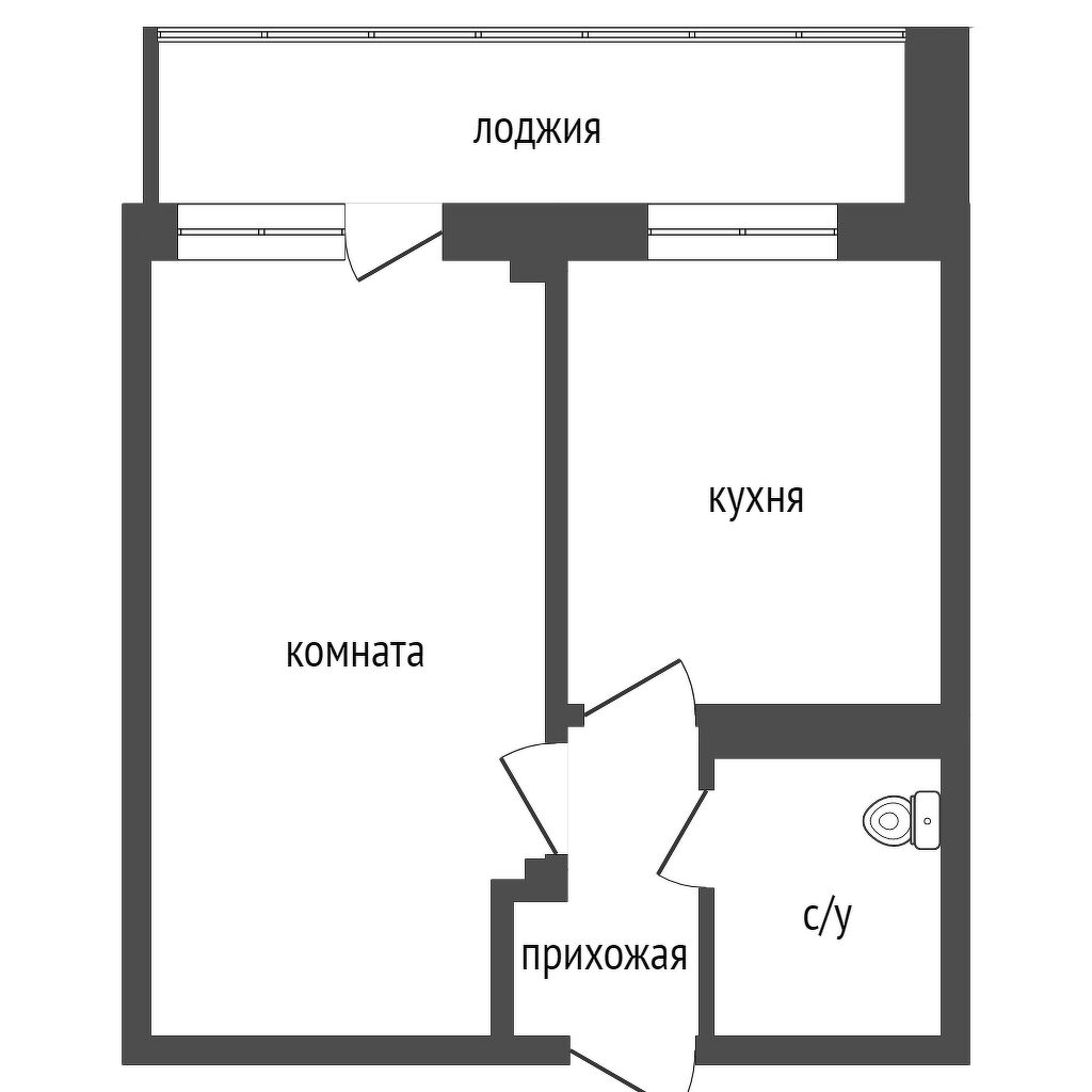Продажа 1-комнатной квартиры, Красноярск, Александра Матросова,  34
