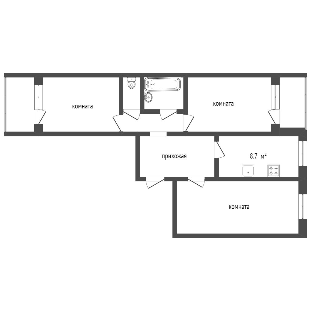 Продажа 3-комнатной квартиры, Саратов, Саратовская область,  Саратов
