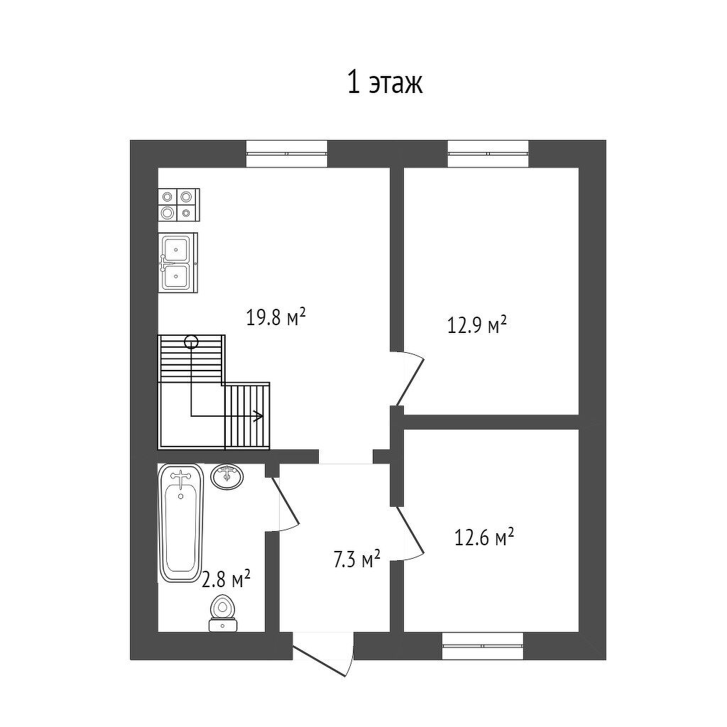 Продажа дома, 100м <sup>2</sup>, 4 сот., Саратов, Саратовская область,  