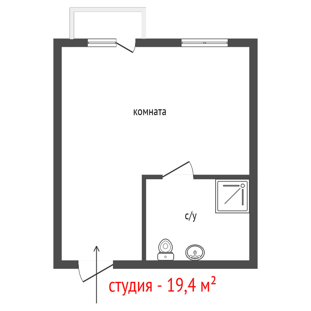 Продажа 1-комнатной квартиры, Екатеринбург, Лодыгина,  15