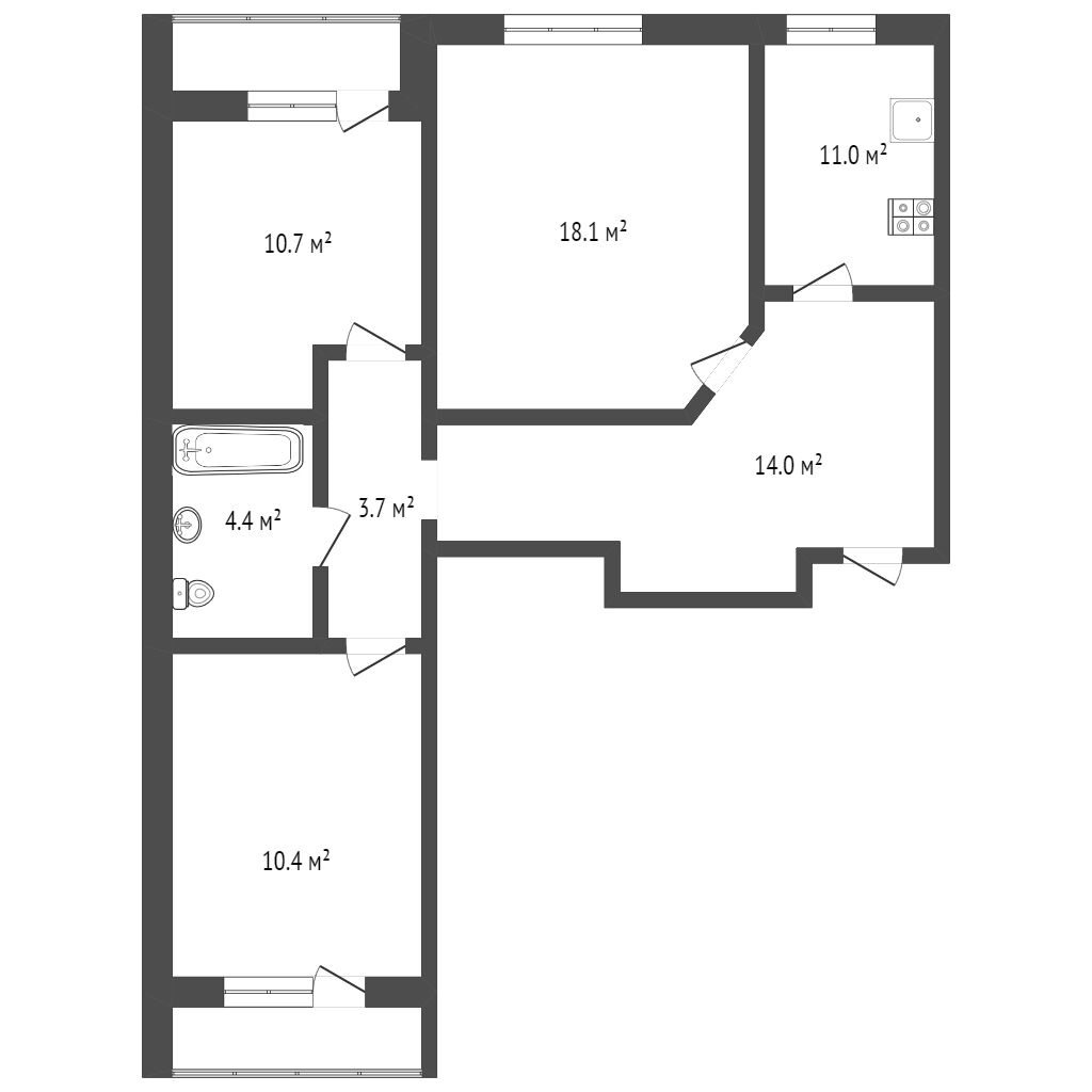 Продажа 3-комнатной квартиры, Саратов, Саратовская область,  Саратов