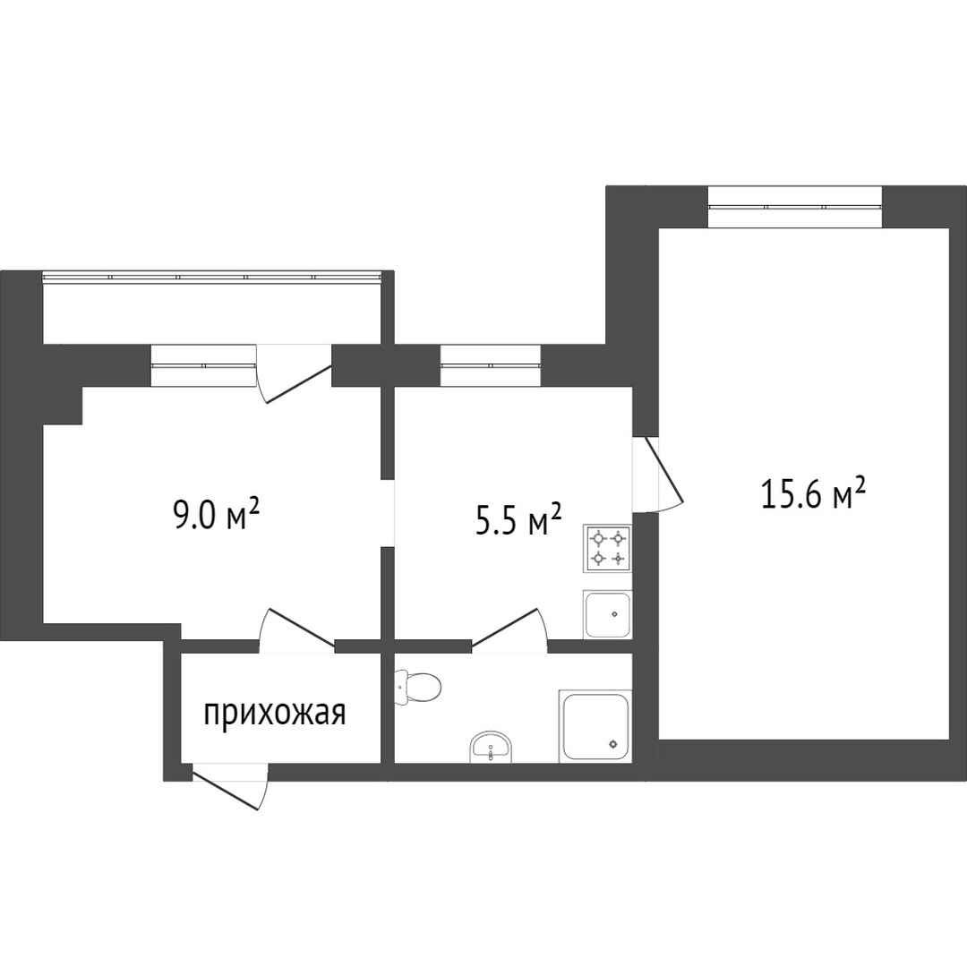 Сосновоборск двухкомнатные. Сосновоборск Ленинского Комсомола 4 двухкомнатная планировка.