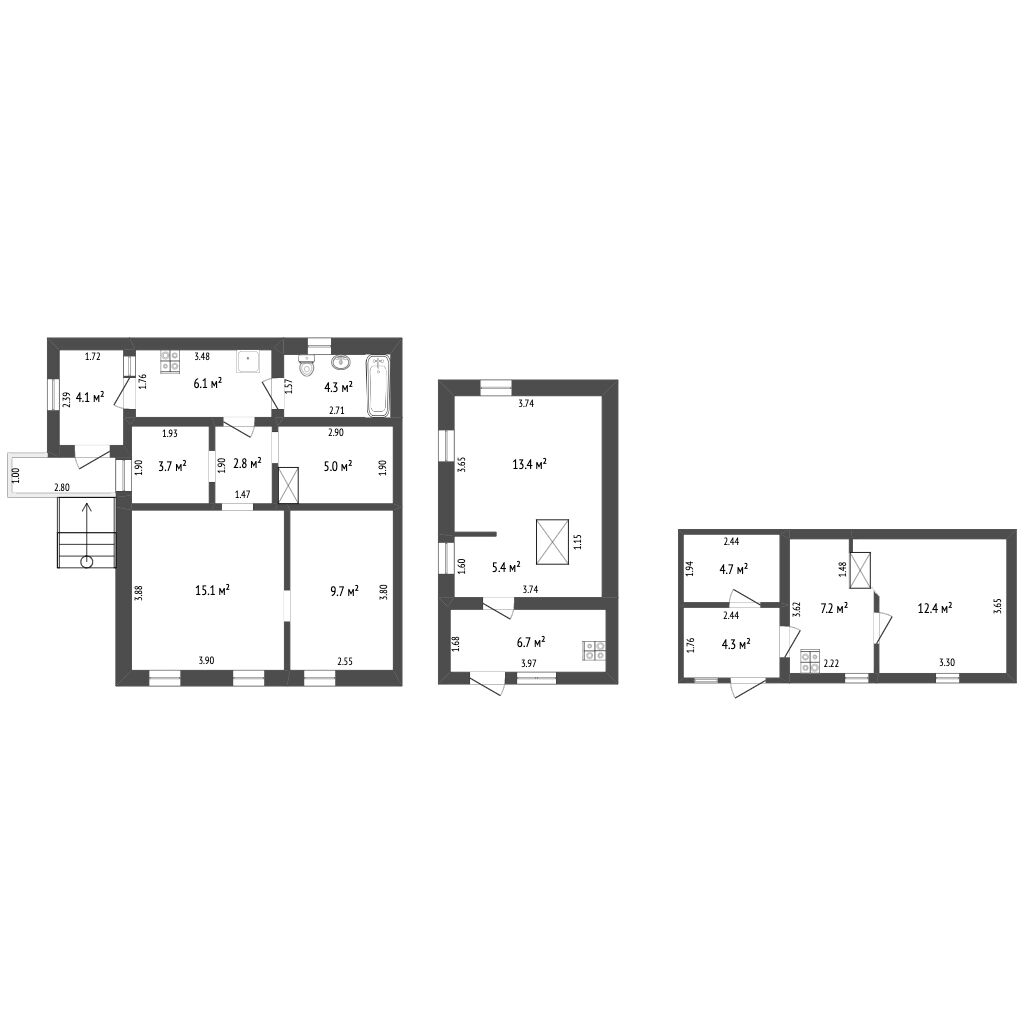 Продажа дома, 81м <sup>2</sup>, 4 сот., Саратов, Саратовская область,  Заводской