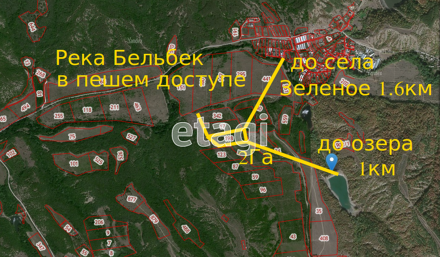 Кадастровая карта села зеленое бахчисарайского района