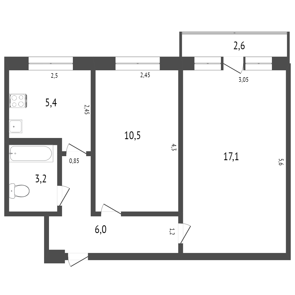 Продажа 2-комнатной квартиры, Комсомольск-на-Амуре, Вокзальная, 37 к 5 Продажа 2-комнатной квартиры, Комсомольск-на-Амуре, Вокзальная, 37 к 5